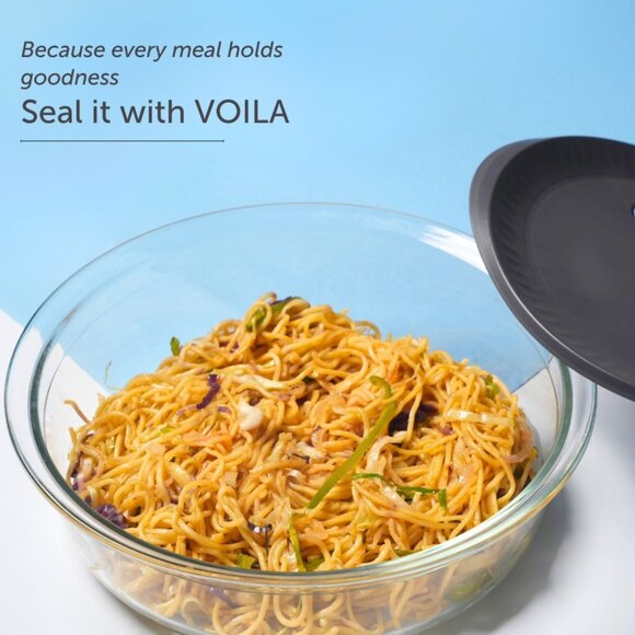 New Tupperware Voila™ Glass Round microwave freeze oven kitchen essential - Picture 6 of 10